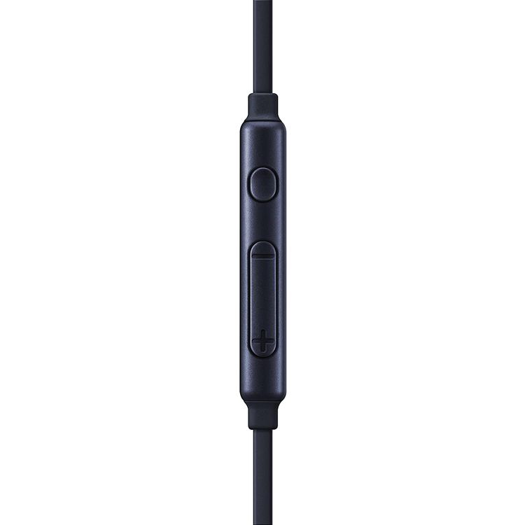 Samsung Hybrid In-ear Fit Earphones with Microphone, ( Ear Tip & Ear Wing Tip ) Wired Headset with High-quality Sound, 3.5mm Headphone Connector, 1.2m Cable - Black