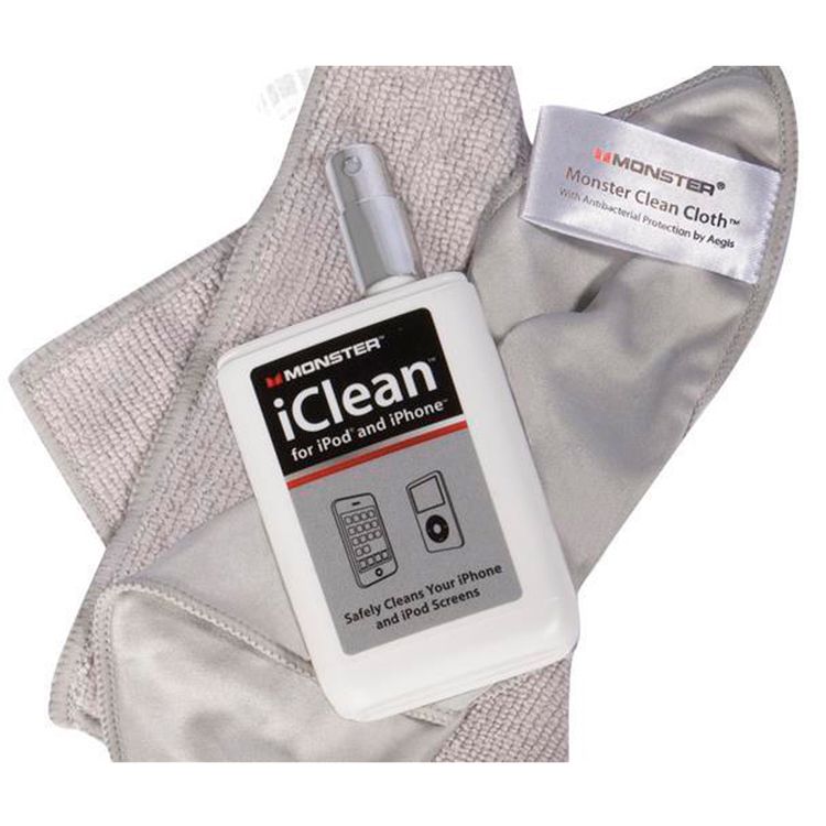 Monster Cable Iclean Iphone/Ipod Screen Protector  - White