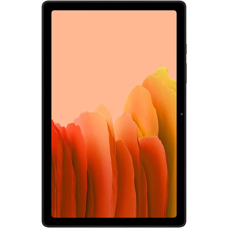 Samsung Galaxy Tab A7 T500 10.4" inch Display 3GB RAM / 32 GB ROM, 15W Fast charging, 7040 mAh Long-Lasting Battery, Snapdragon Chipset, Octa-Core Processor, Tablet with Face Recognition, Samsung Knox ( Wi-Fi + LTE ) - Gold