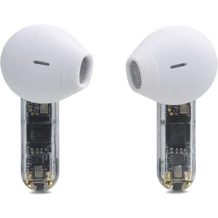 JBL Tune Flex Noise Canceling Earbuds, True Wireless, Smart Ambient, Waterproof, 4.5 Hours Talking Time, Built-in Microphone, Hands Free Calling, Fast Charging - Ghost White