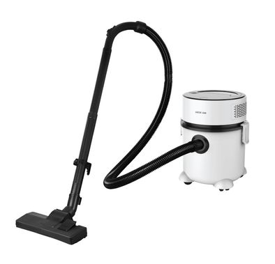 مكنسة كهربائية 2 في 1 من جرين ليون، تنظيف عمودي، شفط مسطح طويل، تصميم رائع، تتضمن حامل فرشاة الأرضية - أبيض 