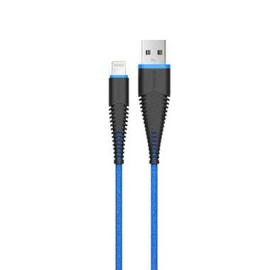 Devia Fish 1 Flexible Apple iOS Cable - Blue