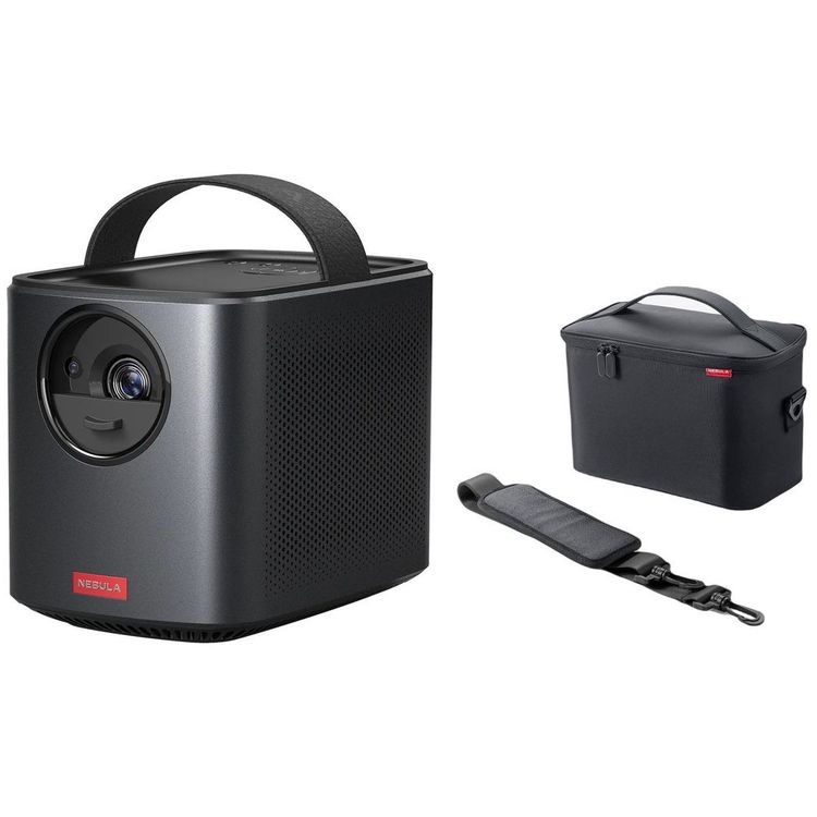 Nebula Mars II Pro Smart Portable Movie Projector with Mars Official Carry Case - Black