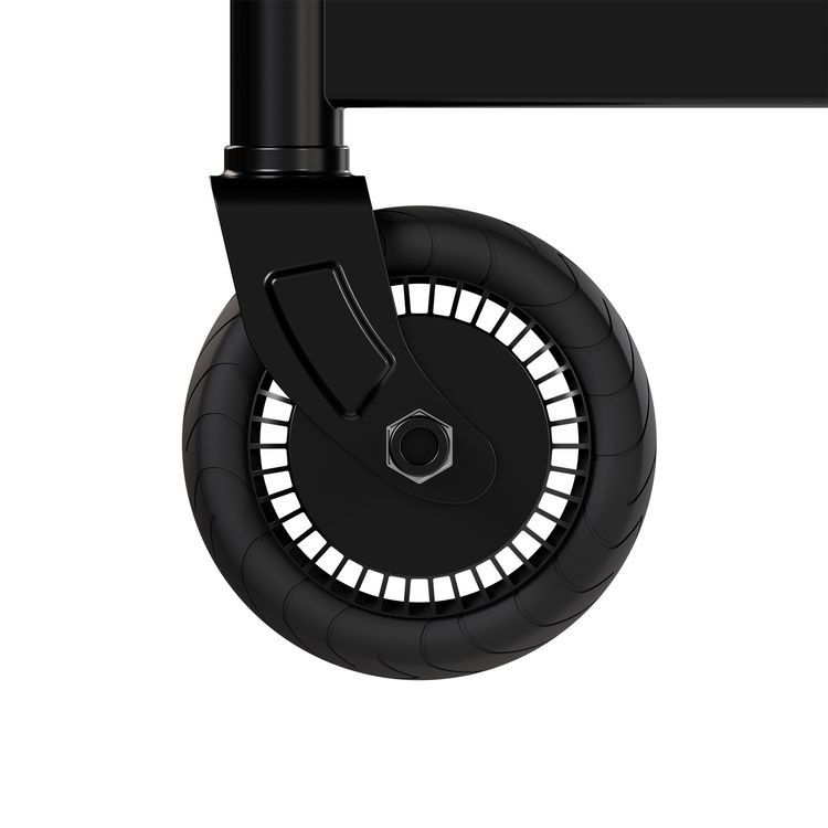 Levelo Spark-E Portable E-Scooter Luggage with Smooth-Rolling Wheels , Ultra-Light Carbon Fiber Construction, TSA Lock, Smart Telescopic Handle, Effortless Travel, Reverse gear, 250W Motor Power, 20L Luggage Capacity,  110kg Max User Weight - Black