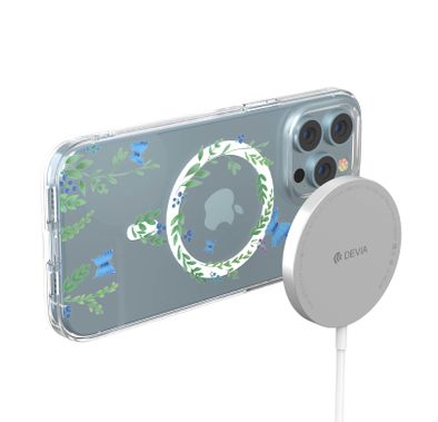 Devia Spring Series MagSafe Protective Case for iPhone 14 Pro - Blue