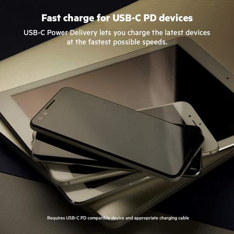 Charger Adapter Belkin WCH001myWH Power Adapter 30W USB Wall Charger - White