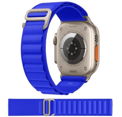 Gripp Alpine Loop Nylon Apple Watch Ultra Band - Blue
