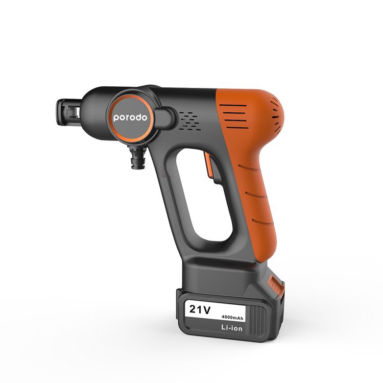 Porodo Portable Car Wash Machine-Orange/Black 