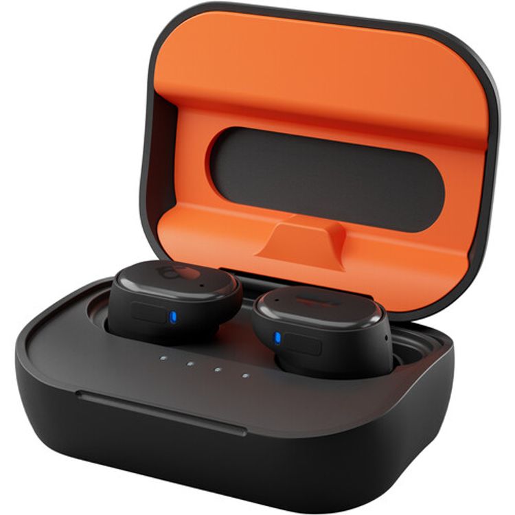 Skullcandy Grind True Wireless In-Ear Earbuds, Up to 40 Hours Total Battery Life, USB-C Rapid Charging Cable, Share Audio, Auto On/Connect - Black