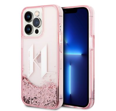 Karl Lagerfeld Liquid Glitter Case Big KL Logo