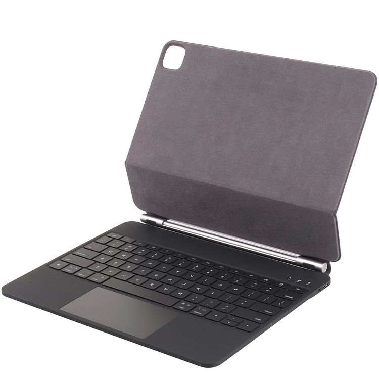 Green Lion Magic Keyboard Case for iPad Air 13", 10 m Operating Distance, Type-C Charging Port, Pencil Holder - Black