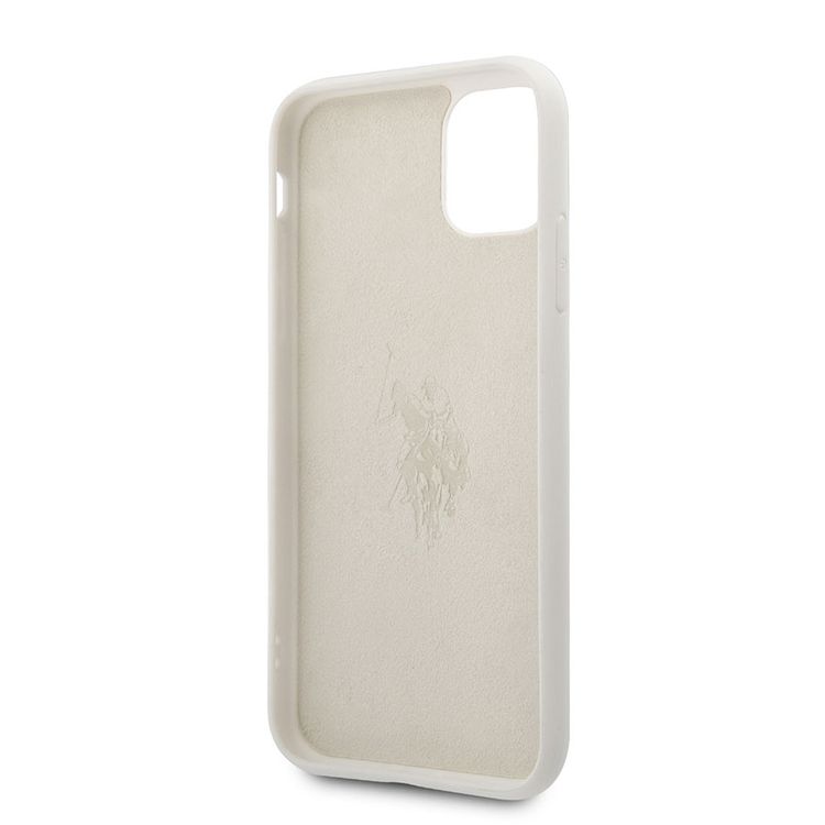CG MOBILE U.S.Polo Assn. Silicone Effect Case Big Horse Logo Compatible for iPhone 11 Pro ( 5.8" ) Shock Resistant, Scratches Resistant, Easy Access to All Ports