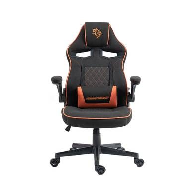 Porodo Gaming Chair with Fabric Covered Cushion and Class...