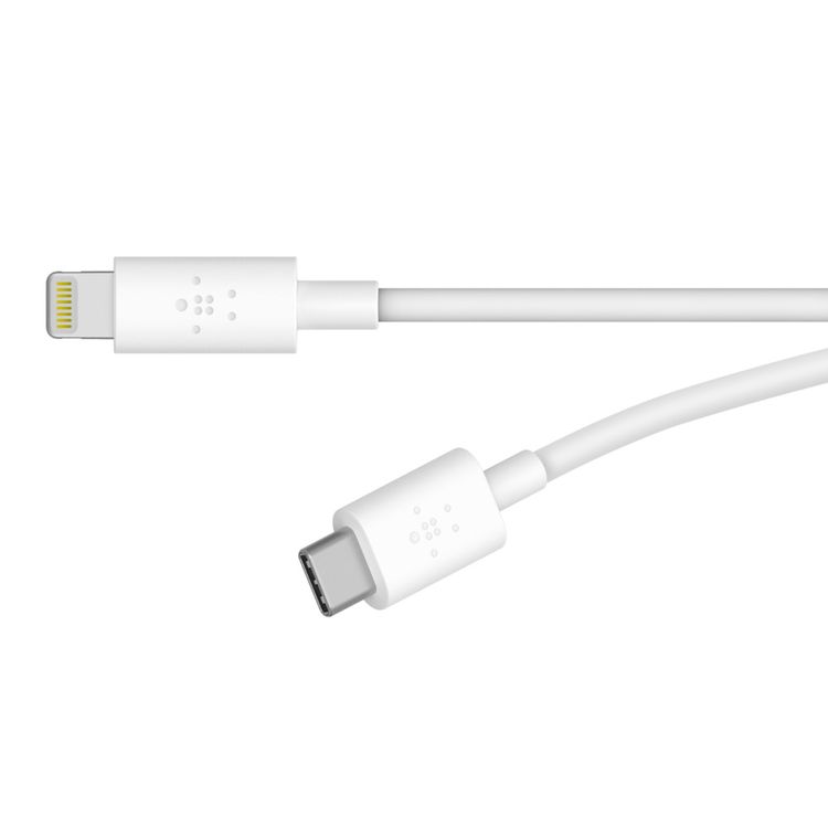 Lightning to USB-C Cable Belkin F8J239BT04-WHT Lightning to USB-C Cable - White
