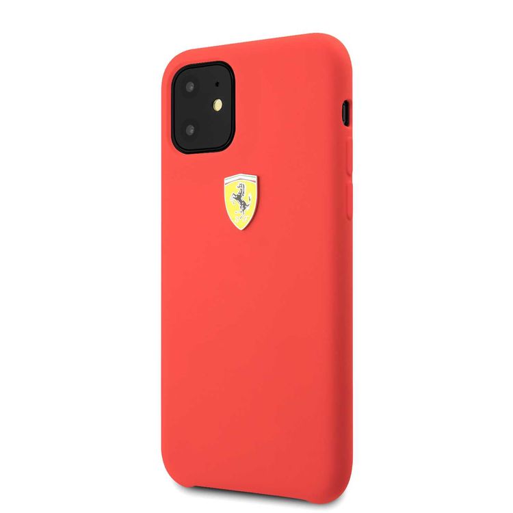 iPhone 11 Silicone Case Ferrari FESSIHCN61RE iPhone 11 Silicone Case - Red