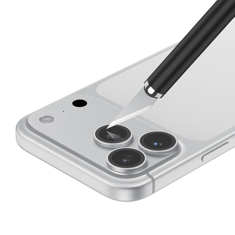 Green Lion Kanzen Camera Lens for iPhone 17 Pro Max, 9H Hardness, Easy to Apply, Anti Fingerprint, Bubble Free, Full Coverage, Ultra Clear Shooting, Impact Resistant, Ultra-Thin Base - Silver