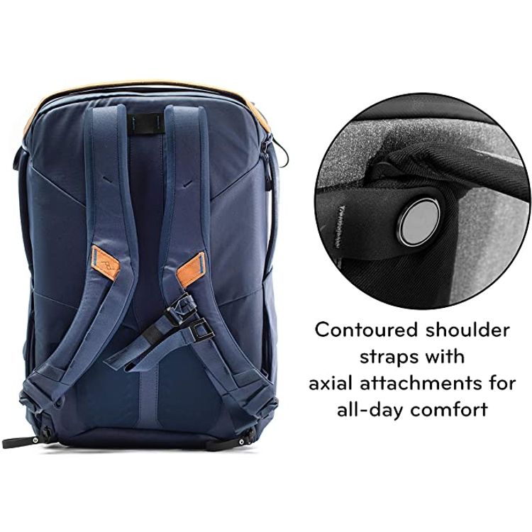 Peak Design Everyday Backpack 30L v2 Midnight, CHARCOAL, BEDB-30-MN-2_SML, L - Bluepack 30L v2 Midnight, CHARCOAL, BEDB-30-MN-2_SML, L - Blue