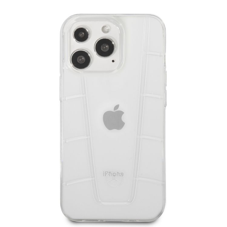 CG MOBILE Mercedes Benz Gradient Embossed 2 Case Compatible for iPhone 13 Pro Max (6.7") Easy Access to All Ports, Anti-Scratch, Shock Absorption & Drop Protection Back Cover Suitable with Wireless Charging Officially Licensed