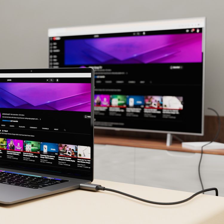 كابل HDMI Ultra HD من Porodo، موصلات عالية الجودة، بث عالي السرعة، إصدار HDMI 2.1، طول الكابل 3 متر - أسود