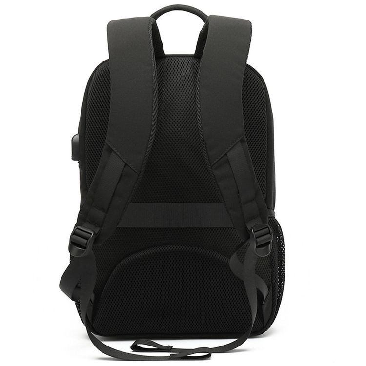 Green Lion Rivington Backpack with Pocket Organizer, Splash Proof, Dedicated iPad Pocket, Dual Side Mesh Pockets, Durable Zipper,  Fits up to 15.6" devices - Black