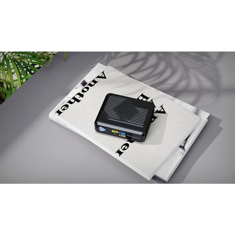 Powerology Ultra Mini 20000mAh Power Bank with Simultaneous Charging, Power Info Display, 100W Power Delivery, 15W Wireless Charging - Black