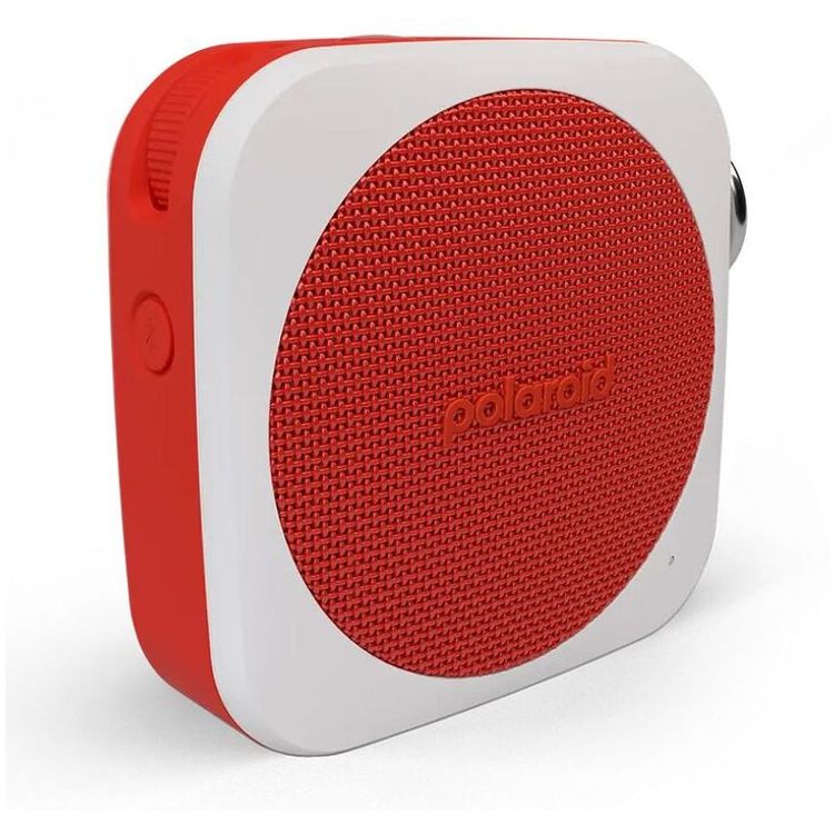 Polaroid P1 Music Player, Up to 10 hours of battery life, 3.5mm auxiliary port, IPX5 waterproof, 2 hours to full charge - Red