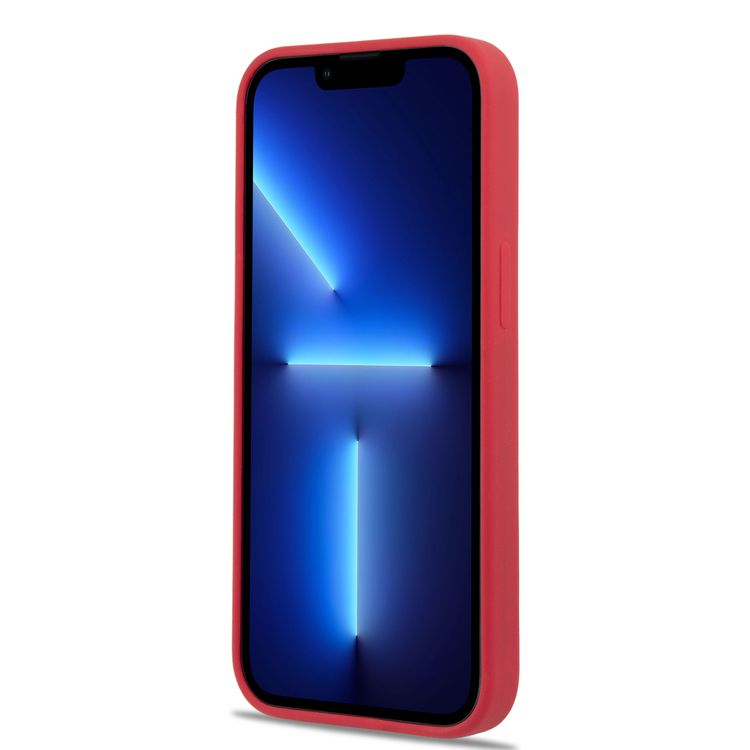 CG MOBILE Karl Lagerfeld Liquid Silicone Case Choupette Head Compatible for iPhone 13 (6.1") Easy Access to All Ports, Anti-Scratch, Shock Absorption