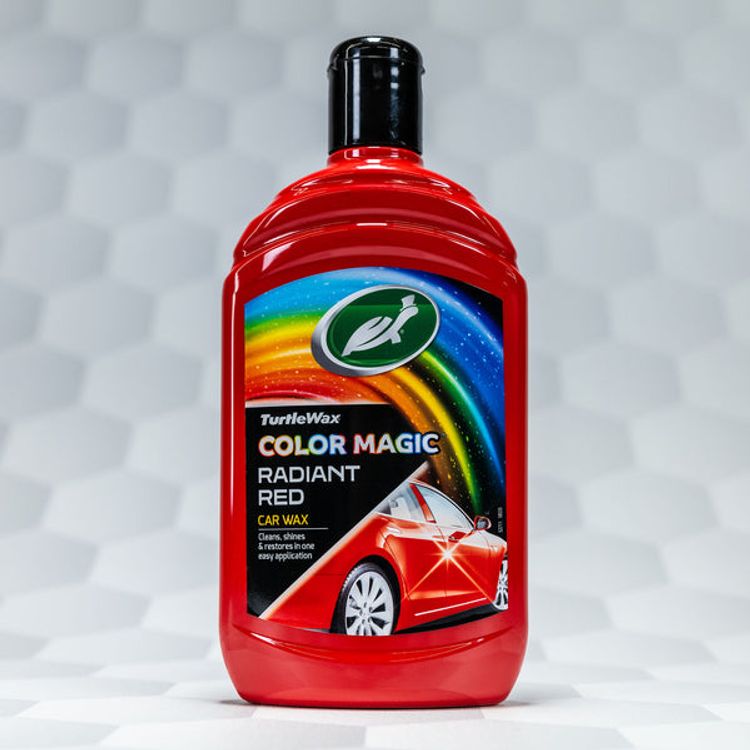 ملمع طلاء السيارات كولور ماجيك من ترتل واكس، 500 مل - أحمر لامع