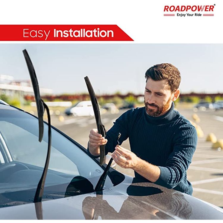 ROADPOWER Quality Performance Premium windshield wipers for Original Equipment Replacement and Refills Fit Honda, Mazda, Toyota, Tacoma, kia,+More Cars Pack of 1 - 16 Inch
