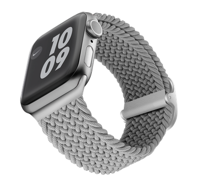 Viva Madrid Crisben Watch Strap, Replacement Bracelet Wrist Strap Wristband Compatible for Apple Watch 42/44mm - Gray