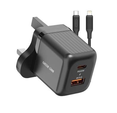 Green Lion Ultra Compact GaN Wall Charger with Dual USB-C...
