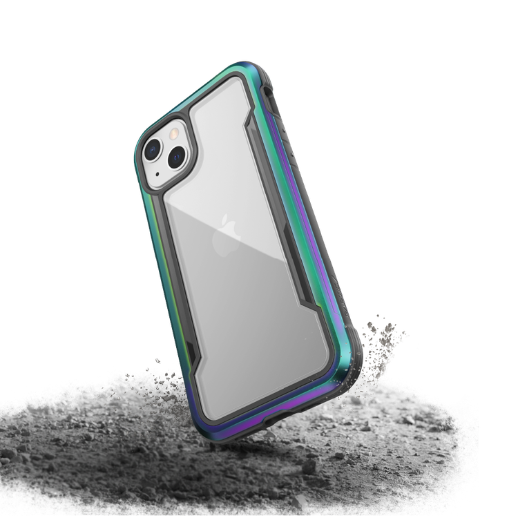 X-Doria Raptic Shield Pro Case with Sleek Design Compatible for iPhone 13 Pro Max (6.7") Durable Aluminum Frame, Easy Access to All Ports, 10ft Drop Tested, Shock Absorbing Protection Back Cover Suitable with Wireless Charging