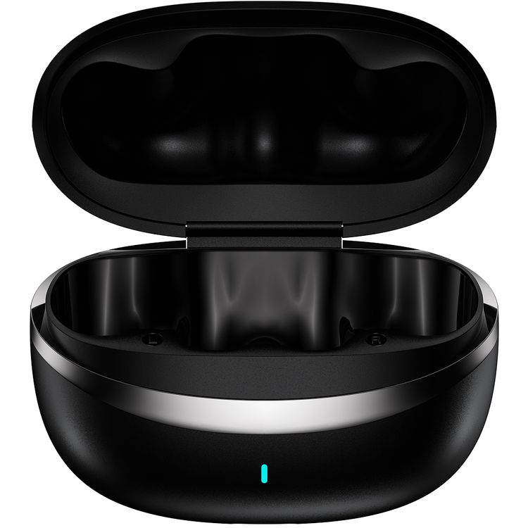 Green Lion Sonix Clip On Earbuds with Environmental Noise Cancellation, Up to 6 Hours of Playtime, 10m Transmission Range, IPX5 Waterproof Rating, Touch Control - Black