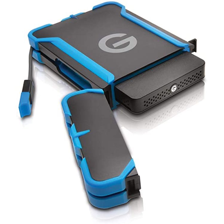 G-Tech 1TB USB 3.0 External Portable Hard Drive - G-Drive EV ATC Thunderbolt - Black