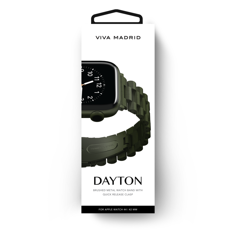 Viva Madrid Dayton Metal watch Strap for Apple Watch 42/44MM - Green