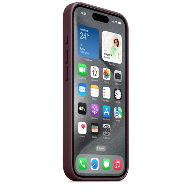 Apple iPhone 15 Pro For FineWoven Case with MagSafe - Mulberry