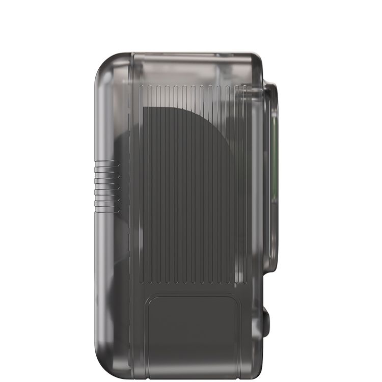 بنك الطاقة Levelo Syncvolt 10000mAh شاتينج مع منافذ إخراج USB-A وType-C، توصيل طاقة PD بقدرة 30W، شحن متزامن، اتصال عبر الرسائل القصيرة، شاشة نقطية - شفاف