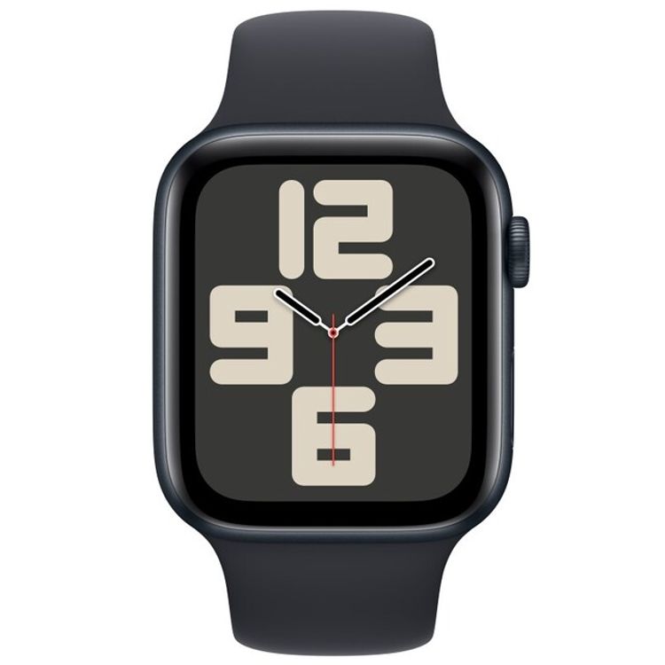 Apple Watch SE 2023 [GPS 44mm] Midnight Aluminum Case with Midnight Sport Band | M/L