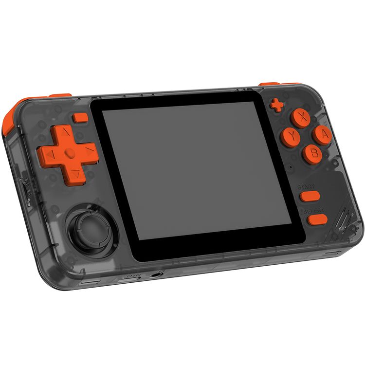 وحدة تحكم ألعاب Porodo PDX640 Retro Arcade مع 19 محاكيًا وأكثر من 5000 لعبة مدمجة، حجم شاشة 3.5 بوصة، معدل تحديث 60 هرتز، وقت تشغيل يصل إلى 8 ساعات، تشغيل صوت غامر، تصميم مريح، سعة بطارية 2800 مللي أمبير في الساعة - برتقالي / أسود