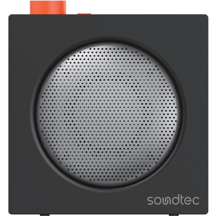 Porodo Mini VibeBox Portable Bluetooth Speaker with TF Card Slot, Up to 6 Hours Play Time, Bluetooth Version 5.4, 10m Transmission Range, 5W Rated Power, Powerful Stereo Sound, Multi-Function Control - Black