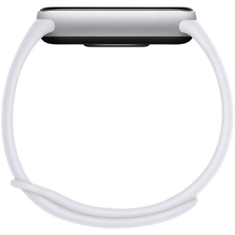 سوار تتبع النشاط Xiaomi Mi Band 9، عمر البطارية 21 يومًا، شحن لمدة ساعة، مقاوم للماء حتى عمق 50 مترًا، شحن مغناطيسي، متوافق مع Android وiOS - فضي جليدي