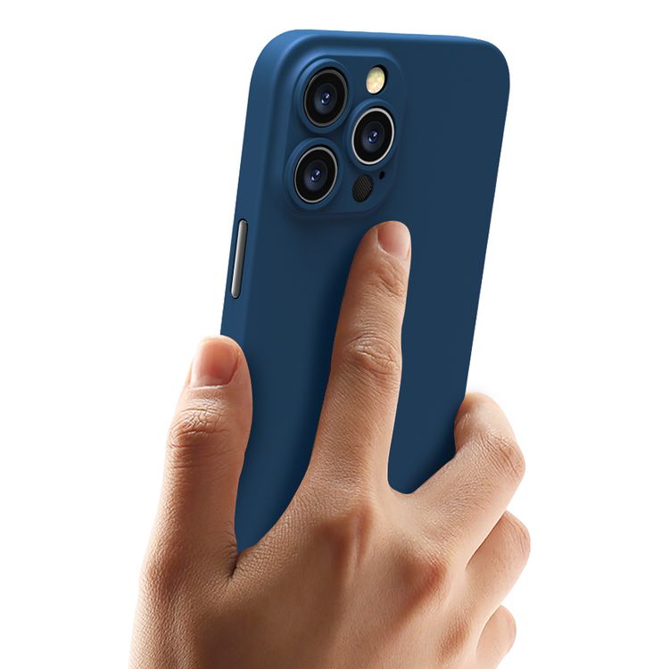 Devia Wing Series Ultra-thin Protective Case  Compatible for iPhone 13 Pro Max (6.7") Shock Absorbent, Scratches Resistant, Easy Access to All Ports  - Blue