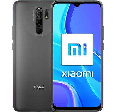 هاتف Redmi 9 الذكي ثنائي الشريحة 4G LTE بشاشة 6.53 بوصة وذاكرة وصول عشوائي 4 جيجابايت / ذاكرة تخزين داخلية 64 جيجابايت وكاميرا أمامية بدقة 8 ميجابكسل وكاميرا خلفية بدقة 13 ميجابكسل وشريحة MediaTek Helio G80 وبطارية 5020 مللي أمبير تدوم طوال اليوم
