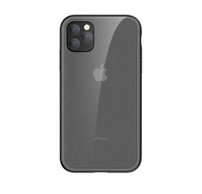 Comma Joy Elegant Anti-Shock Case for iPhone 11 (6.1"), Shock & Scratch Resistant, Shock & Drop Protection, Camera Protection, Easy Access to All Ports - Black