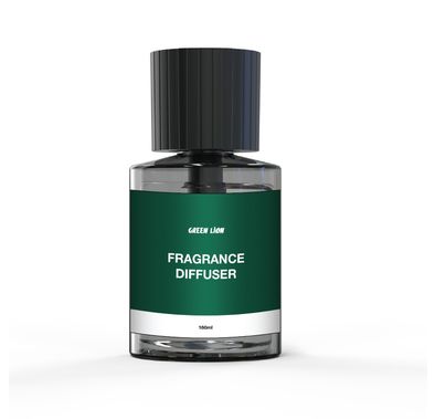 Green Lion Fragrance Diffuser - Ocean Blue, 2-3 Hours Working Time, Type C Plug-in, 160ml Capacity, Air Cleaner & Humidifier, Atmosphere Lights - Black