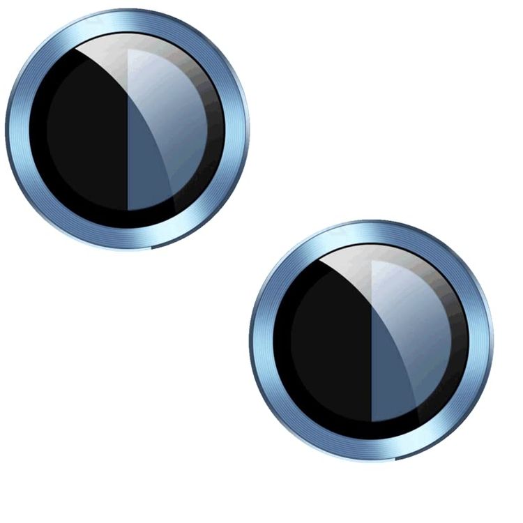 Devia Peak Series Camera Lens Protector (2pcs) for iPhone 14/14 Max - Blue