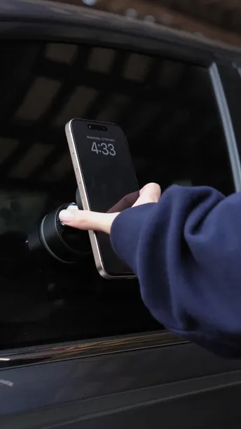 Porodo Multi-Surface Magsafe Mount with Adjustable Viewing Angle, N52 Magnet, One-Hand Operation, Grip-Lock Toggle & One-Touch Lock