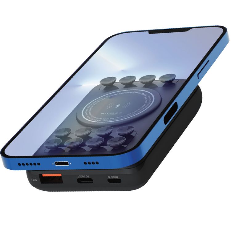 Porodo 10000mAh Suction Power Bank With Type-C PD Input & Output