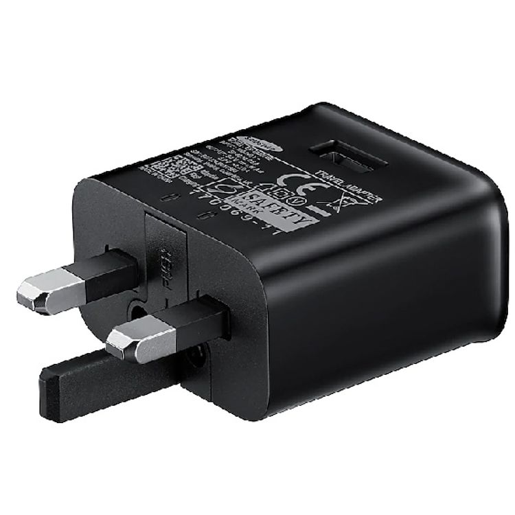 Samsung Type-C Wall Charger, Travel Adapter USB-C Fast Charger, Compact Charger Design Compatible for Type-C Devices - Black