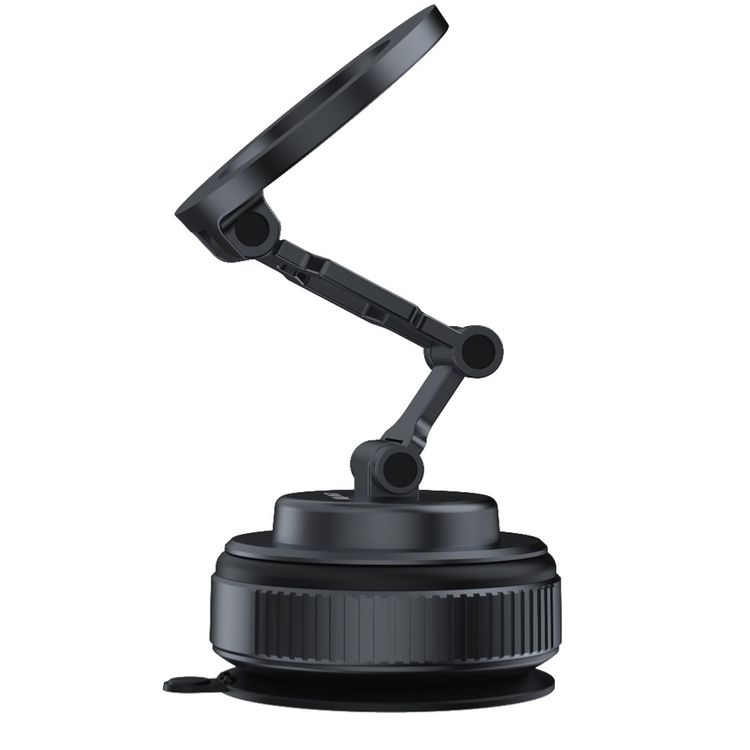 Green Lion GX-36 Suction Phone Holder with Strong Suction Cup, Manual Rotary Base, Foldable Design, 3-AXIS Adjustment, 360° Rotation,  20 × N52 Magnets, 1.5kg Adsorption Force - Gray